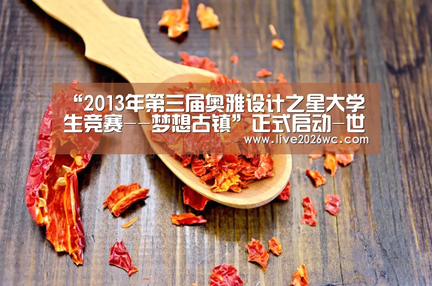 “2013年第三届奥雅设计之星大学生竞赛--梦想古镇”正式启动-世界杯资讯(图2) 球队资料